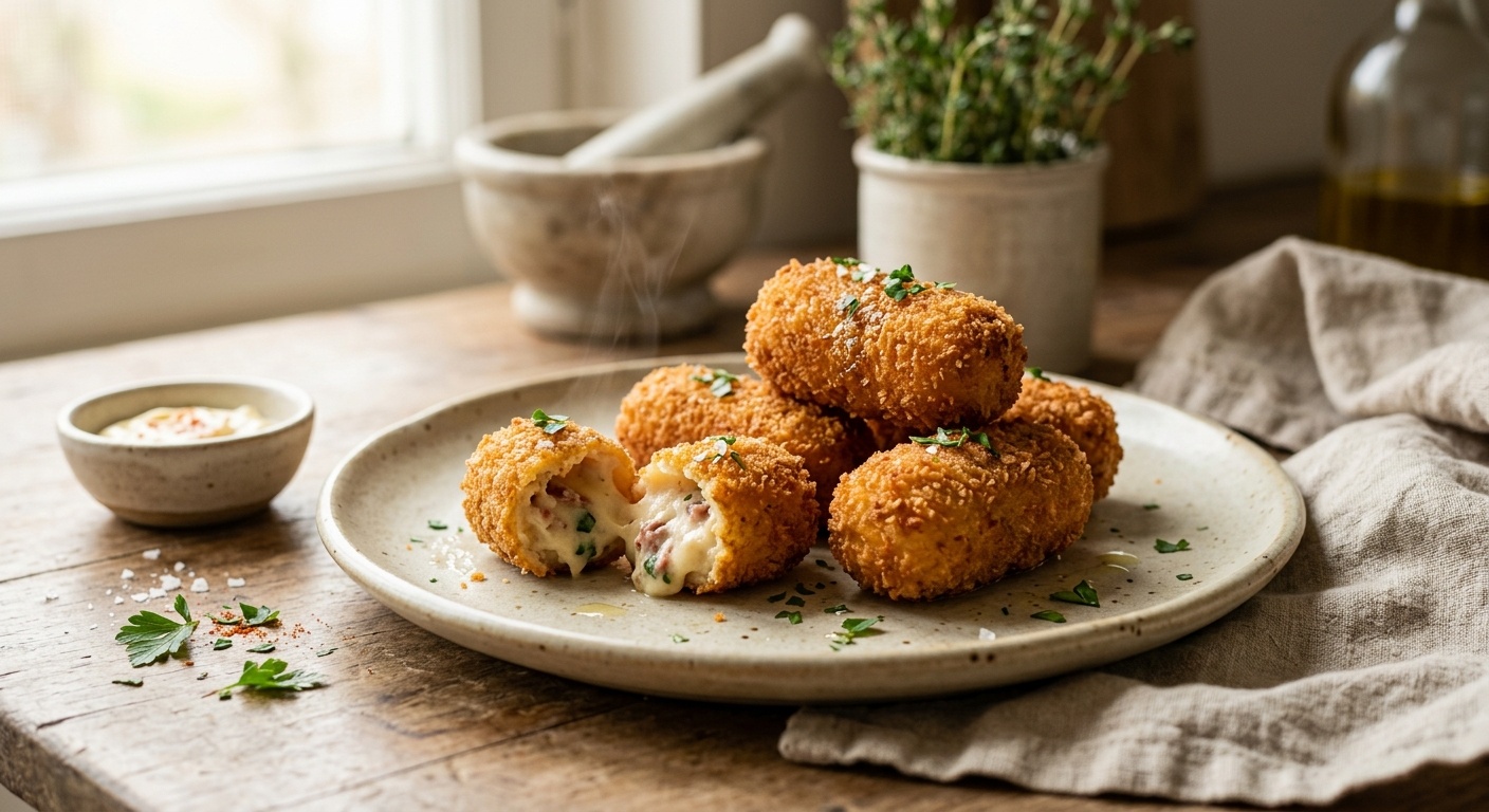 Croquetas de jamón caseras