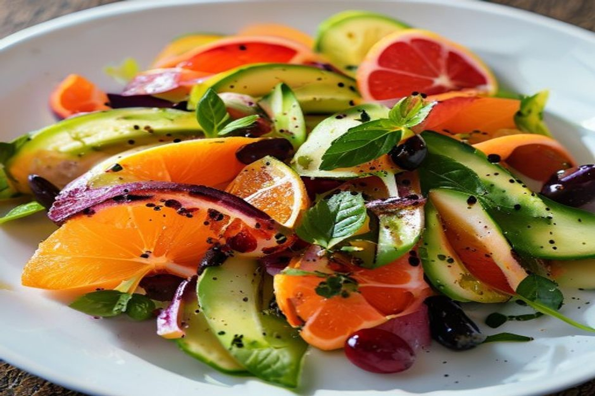Ensalada de hinojo y naranja sanguina