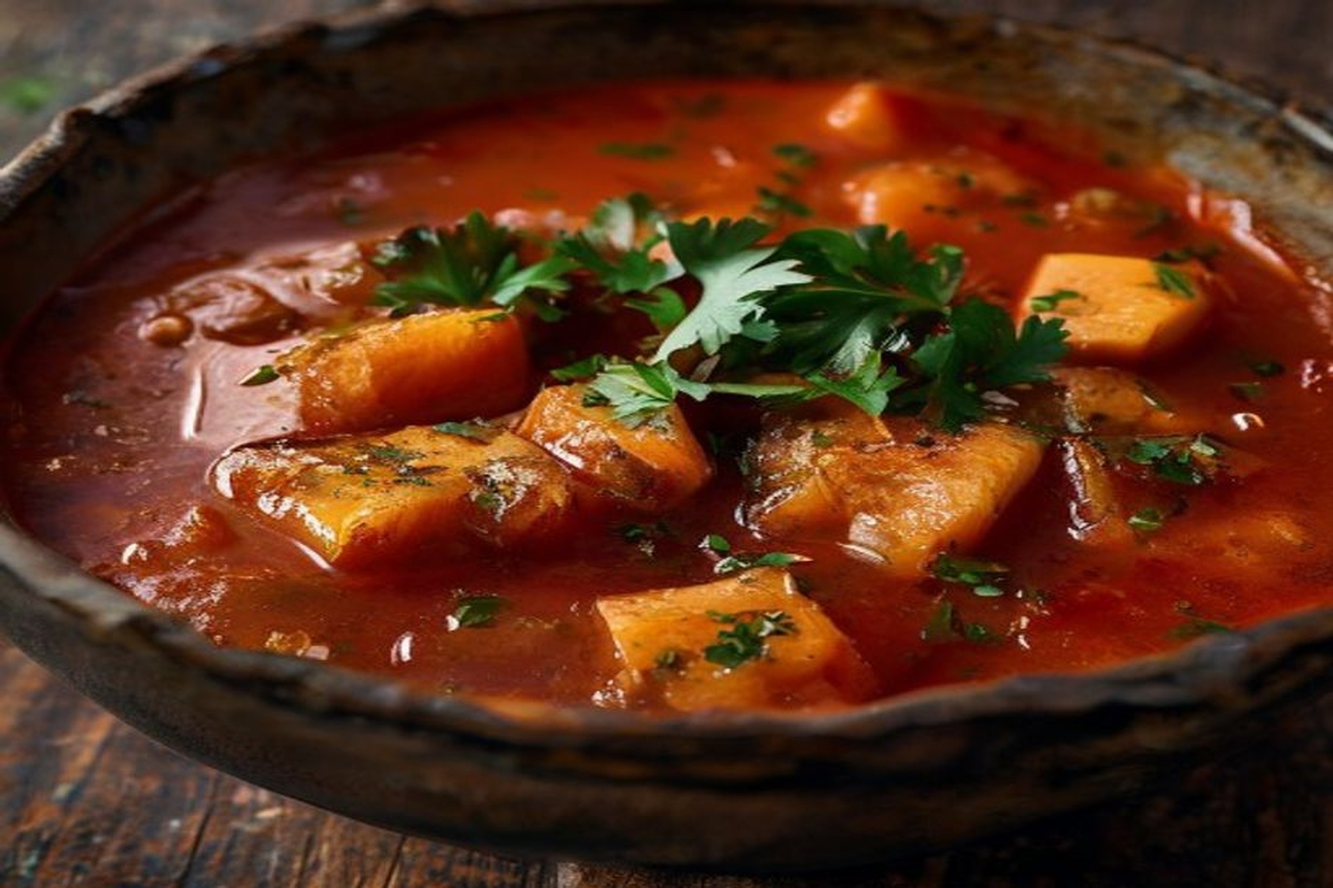 Marmitako de atun rojo tradicional