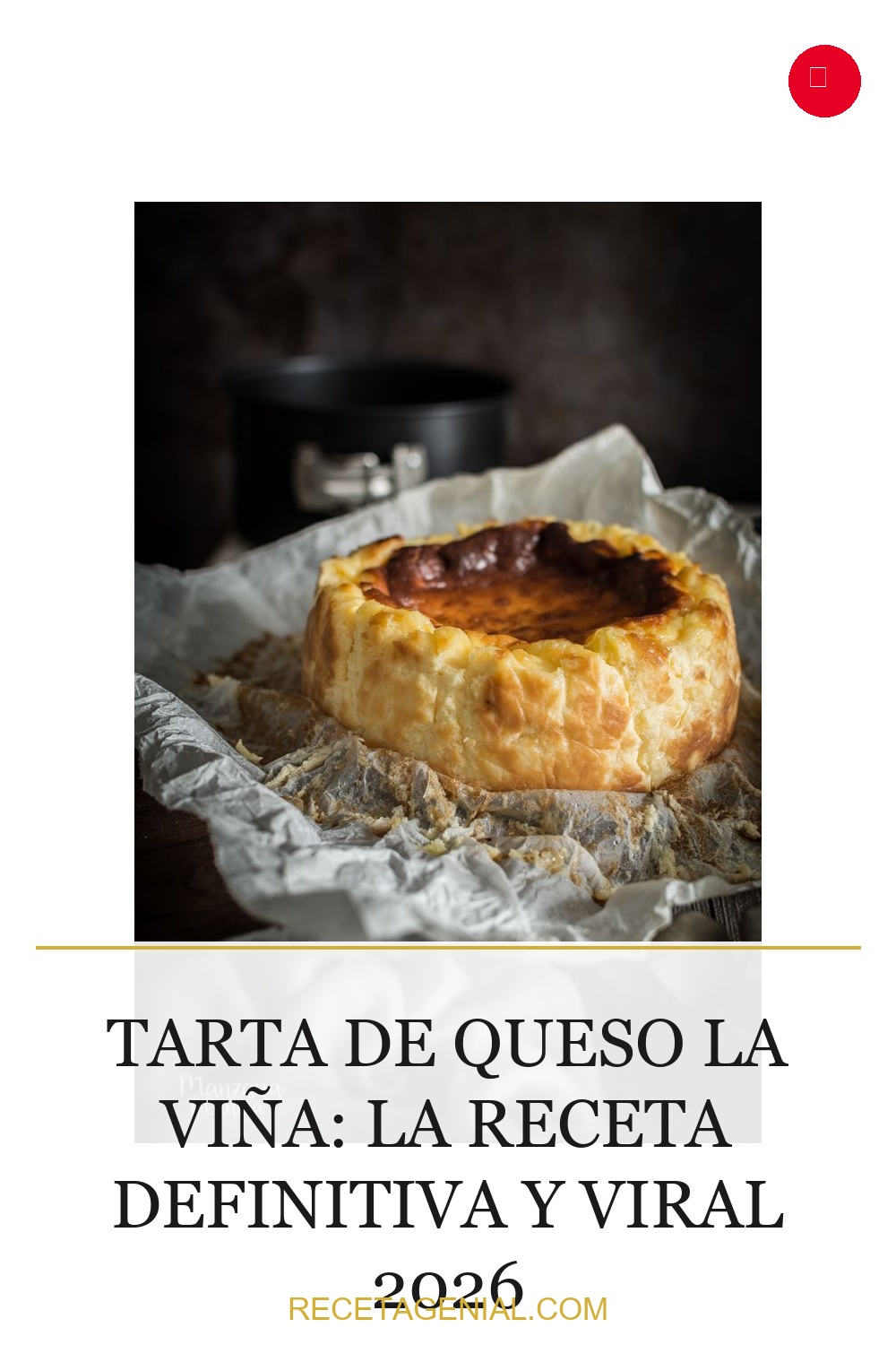 Tarta de queso la viña