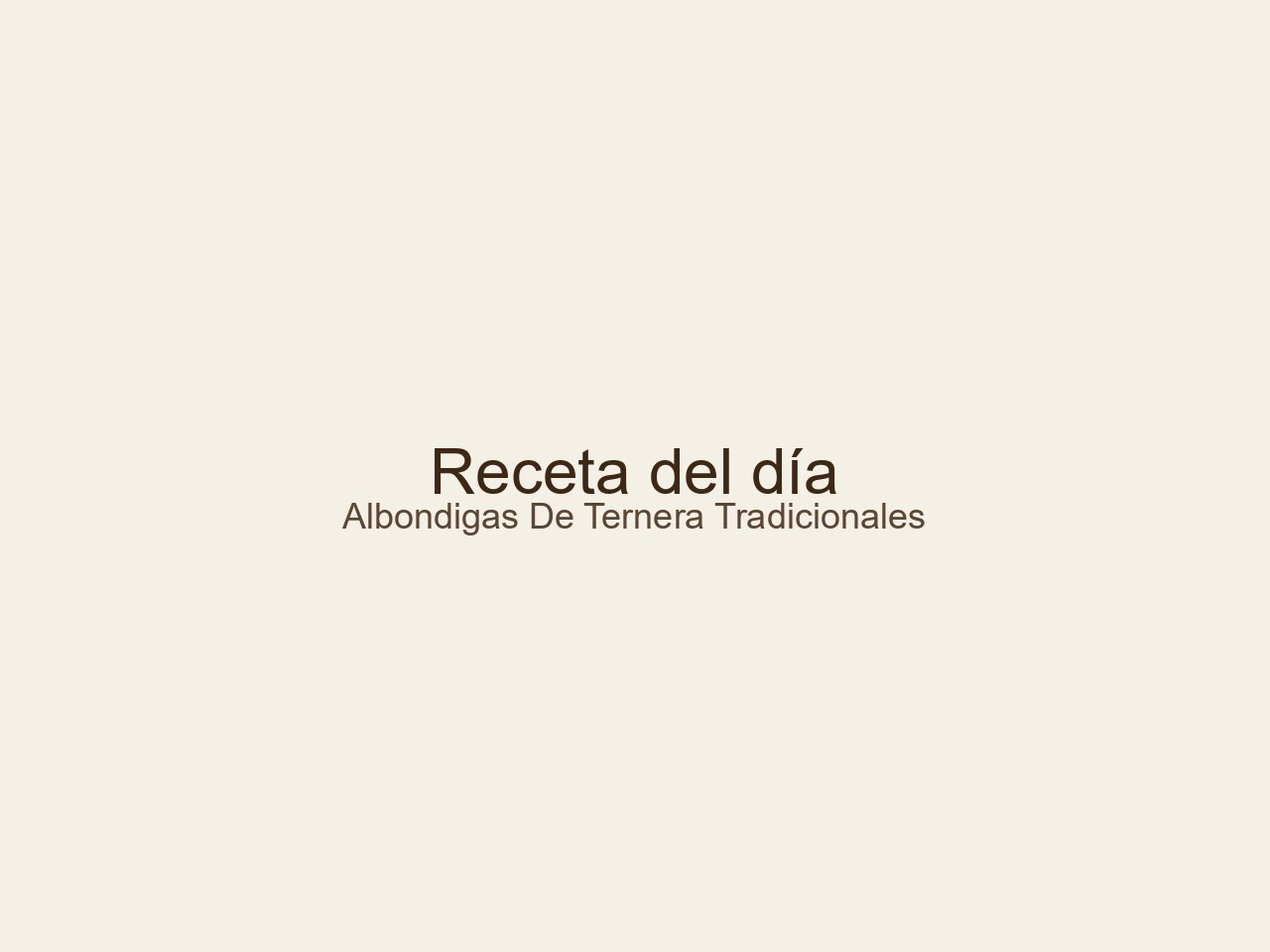 Molida recetas
