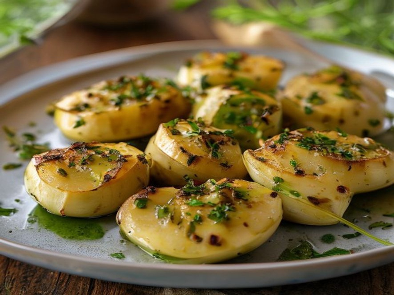 alcachofas con almejas y salsa verde