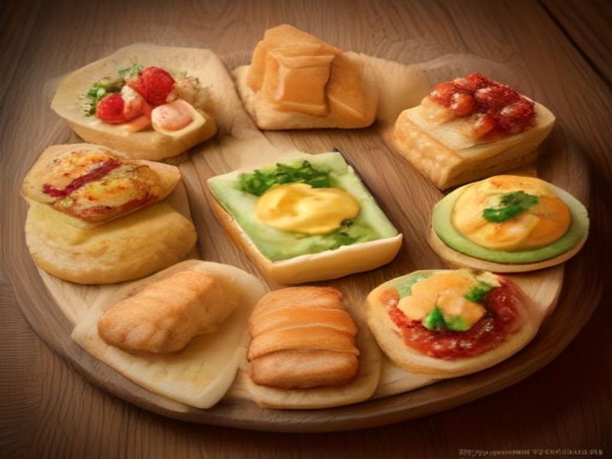 aperitivos fríos con pan de molde