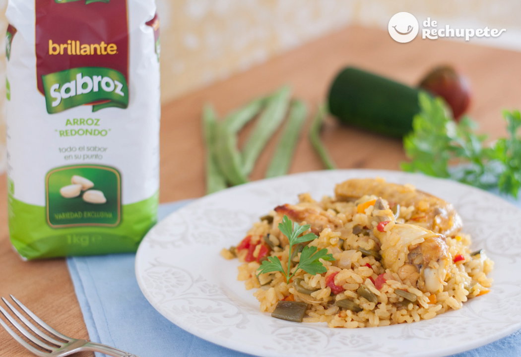 arroz con pollo facil