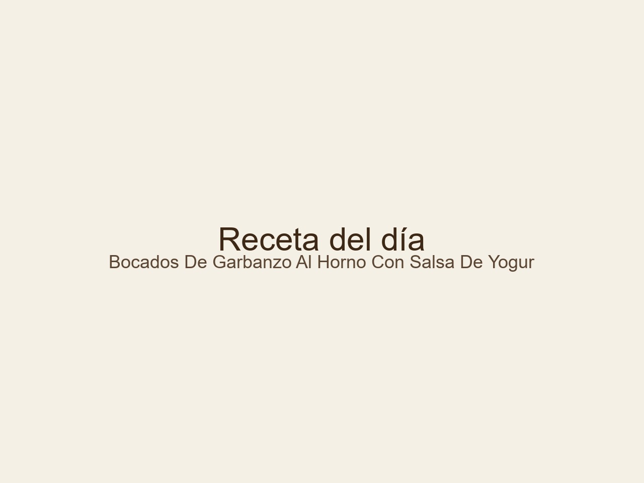 snacks saludables recetas