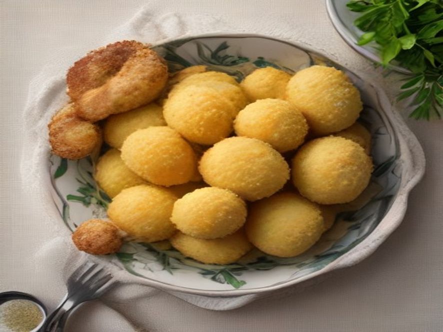 Croquetas caseras de jamón ibérico en freidora de aire