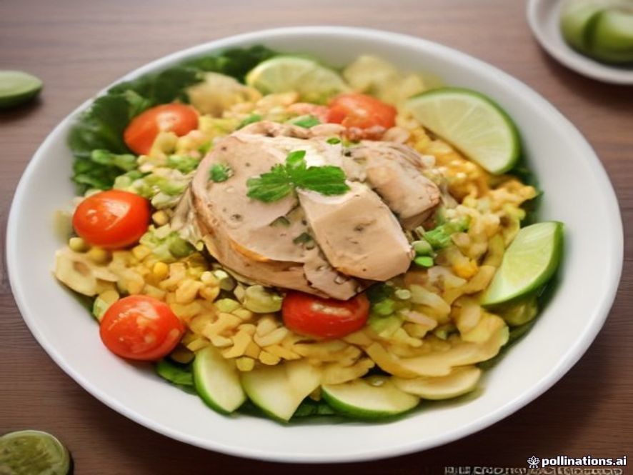 Ensaladas de pollo