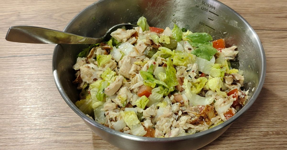 Ensaladas de pollo