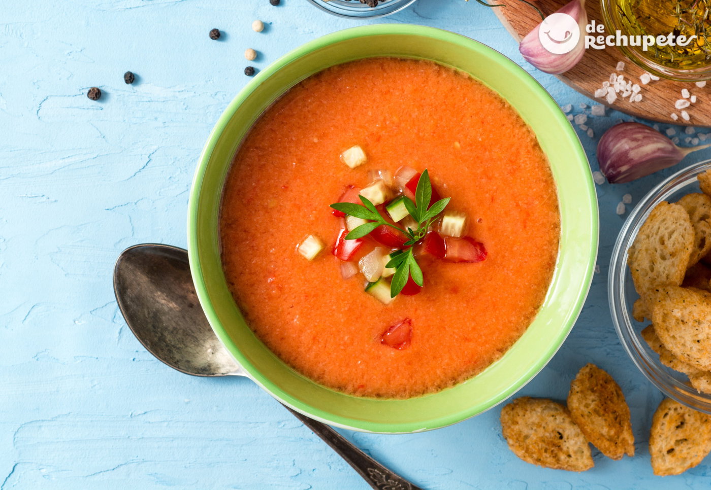 gazpacho de sandía y jengibre