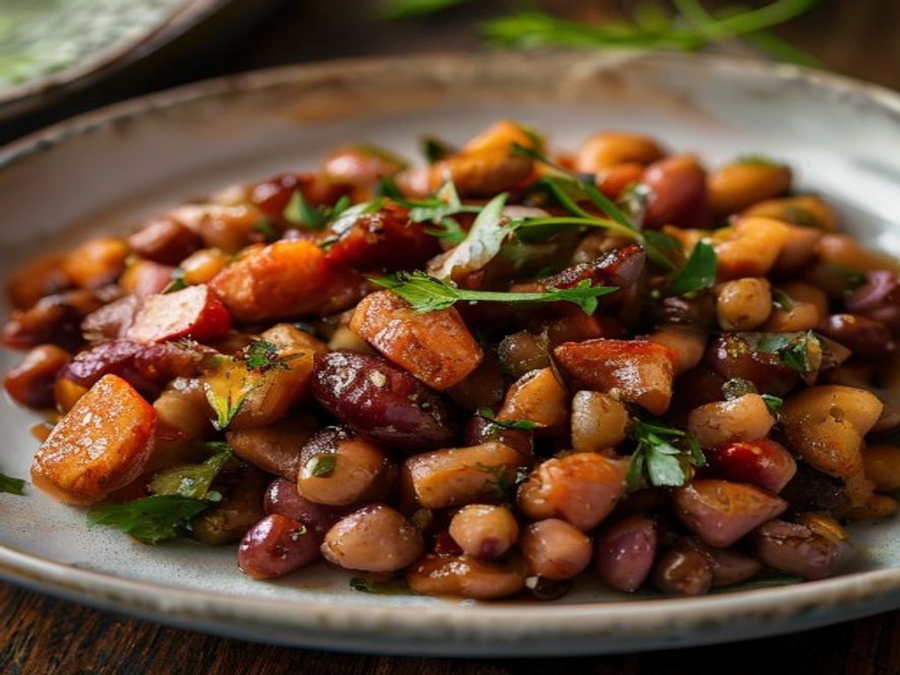 lentejas con chorizo y verduras