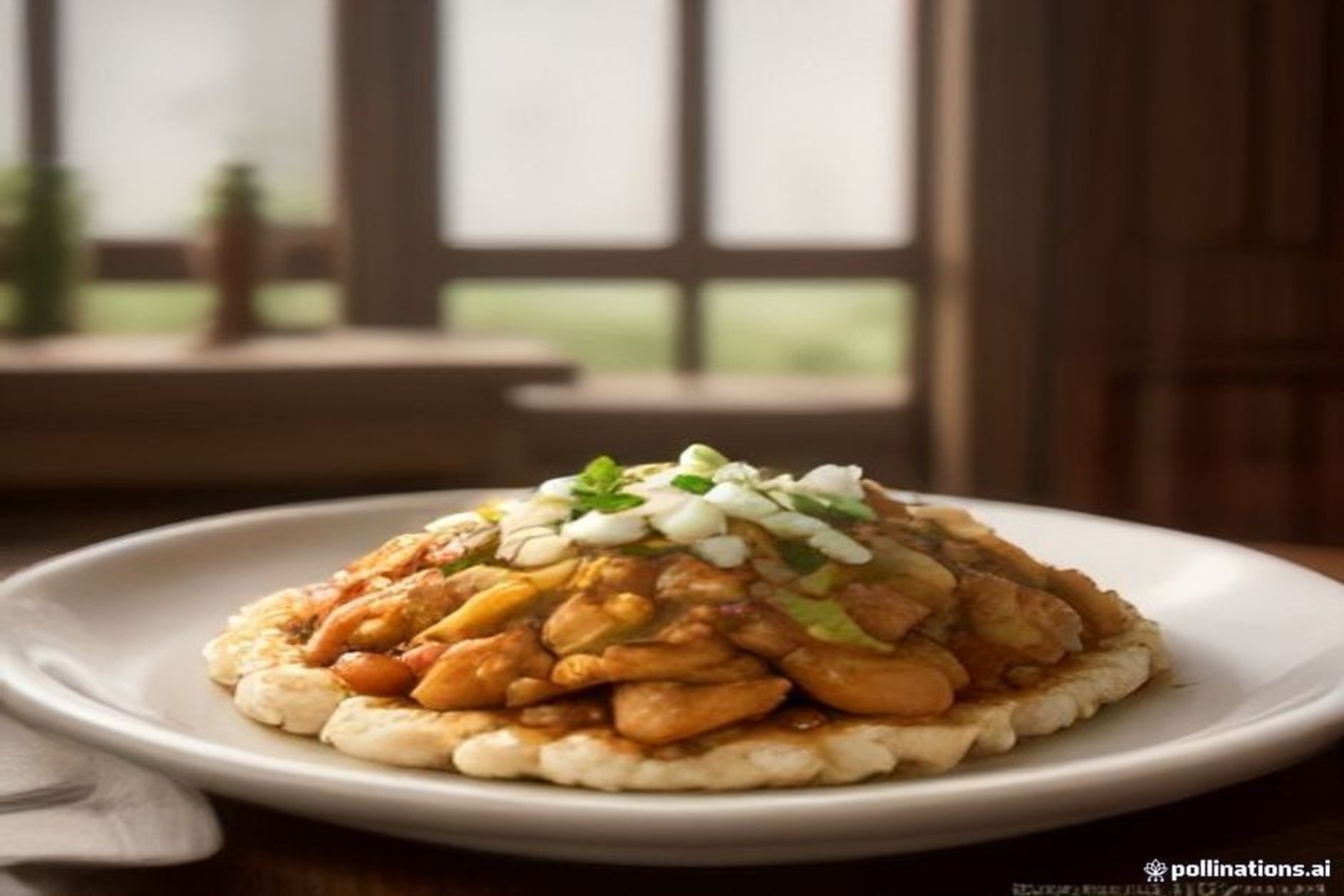 pollo al ajillo con salsa