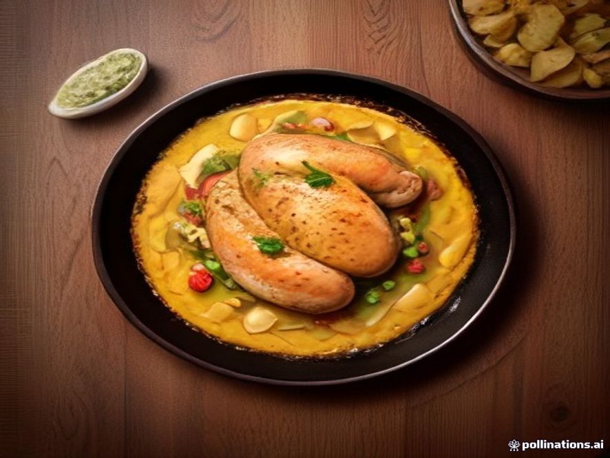 pollo al horno con patatas