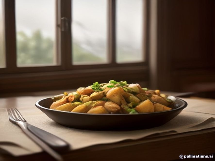 Pollo al horno con patatas