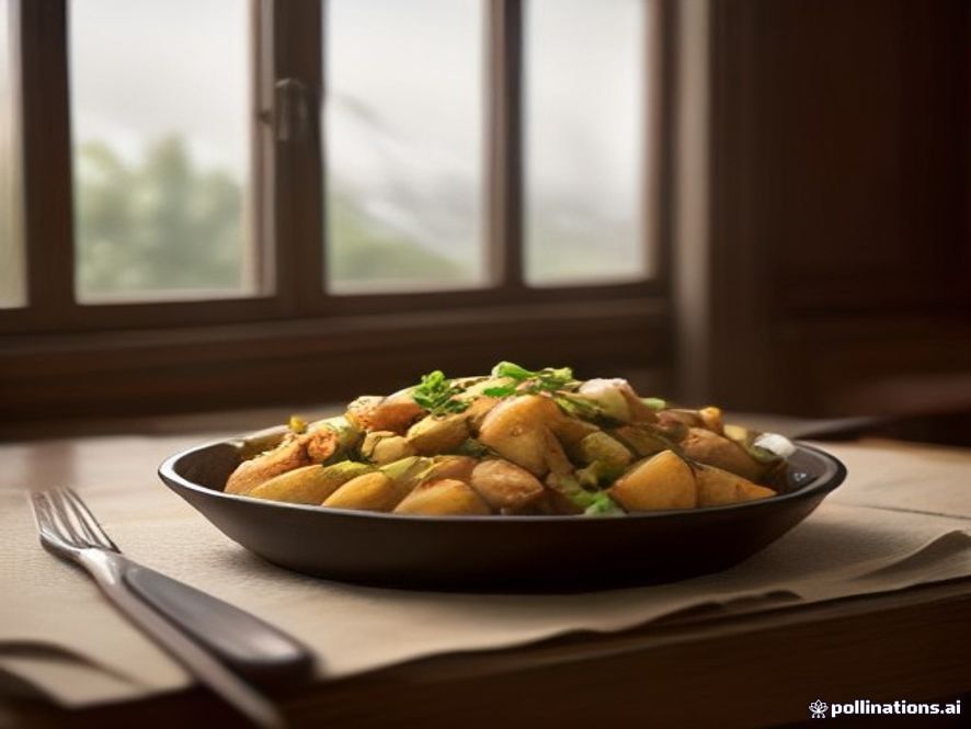 pollo al horno con patatas