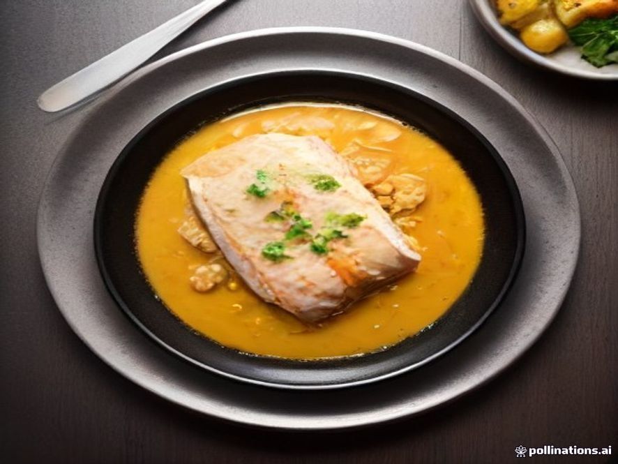 salmón al horno con miel y mostaza
