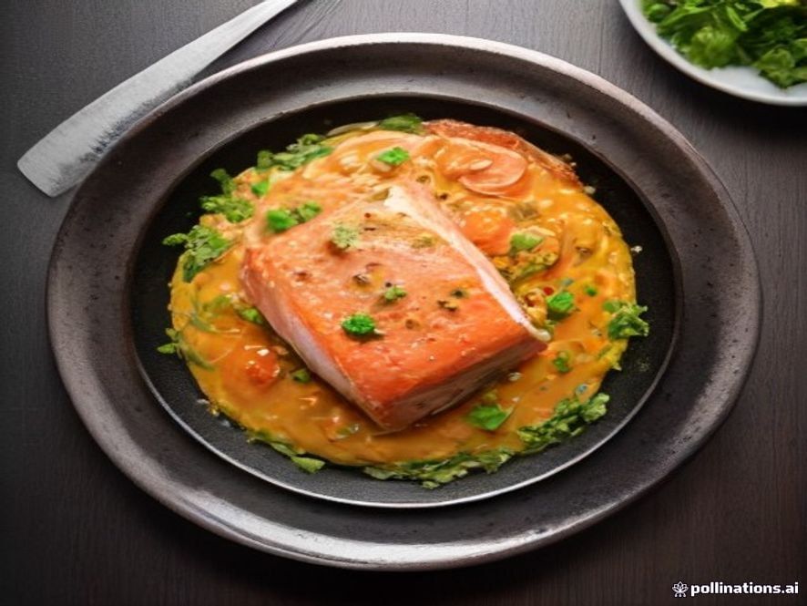 salmón al horno con espárragos