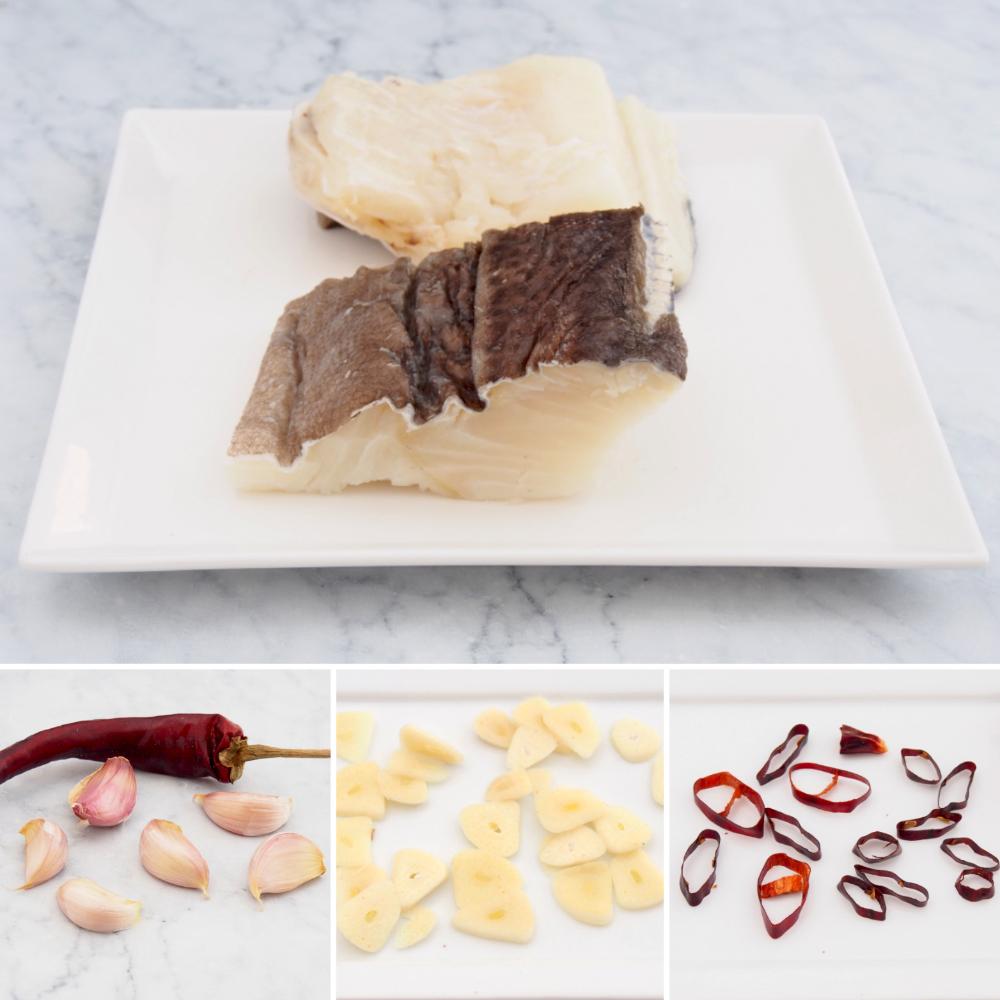 Paso 2 de la receta Bacalao al pil pil casero y refrescante