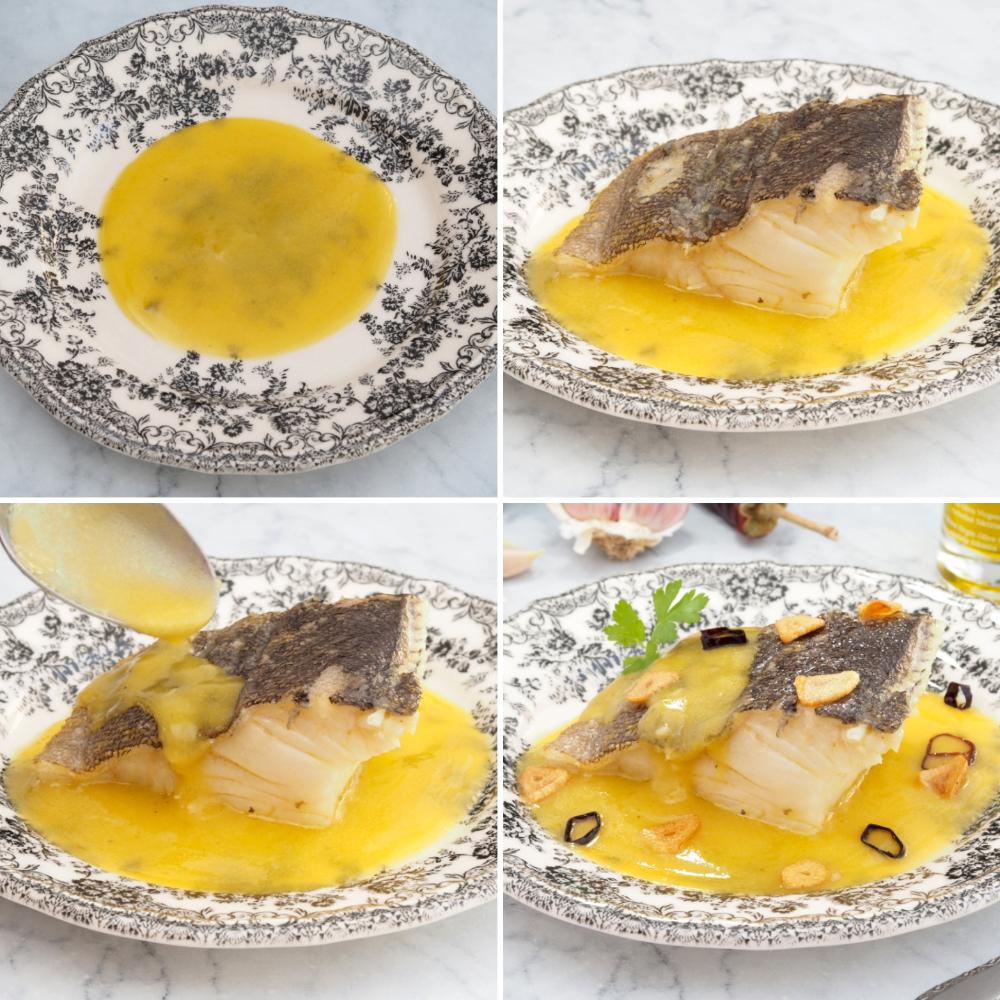 Paso 6 de la receta Bacalao al pil pil casero y refrescante