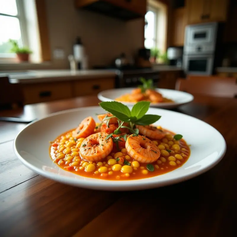 Paso 1 de la receta Paella de marisco con chorizo y verduras