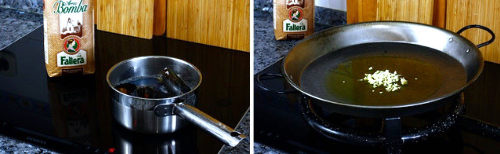 Paso 3 de la receta Paella de marisco jugosa con cebolla
