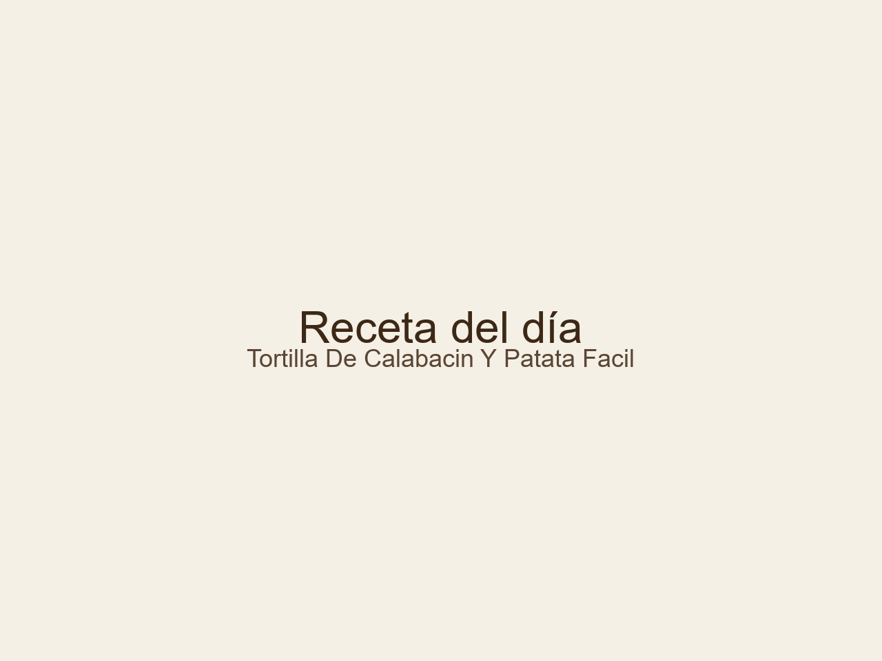 recetas faciles
