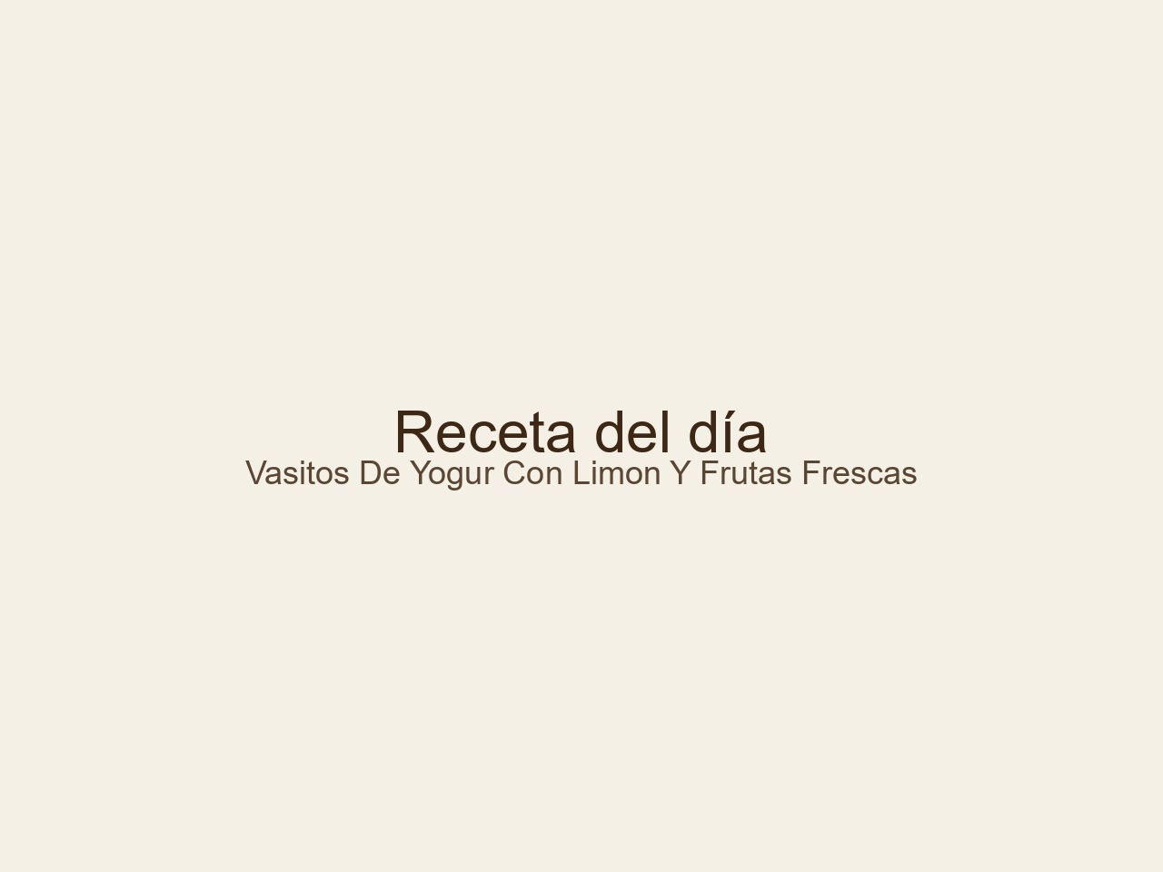 postres refrescantes