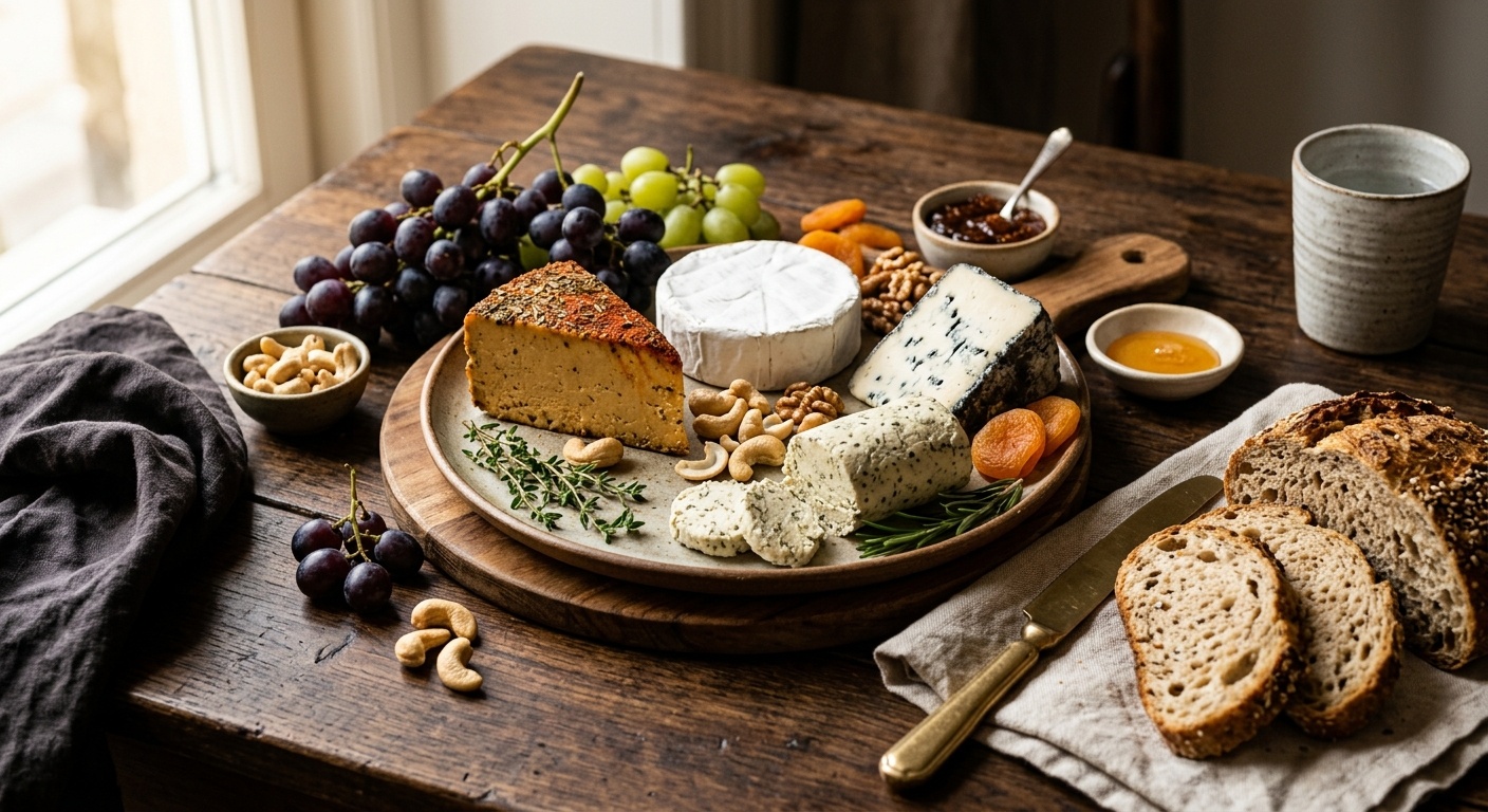 Tabla de Quesos Veganos Madurados