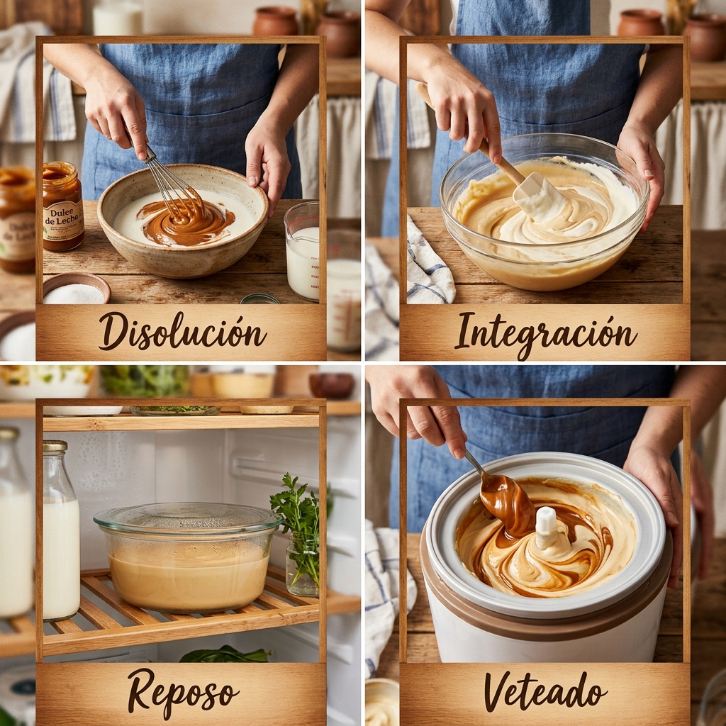 Pasos de la receta